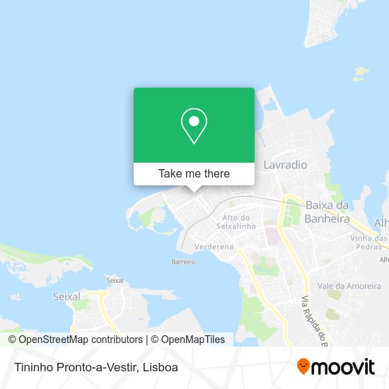 Tininho Pronto-a-Vestir map