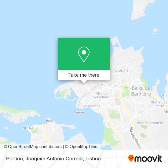 Porfírio, Joaquim António Correia map