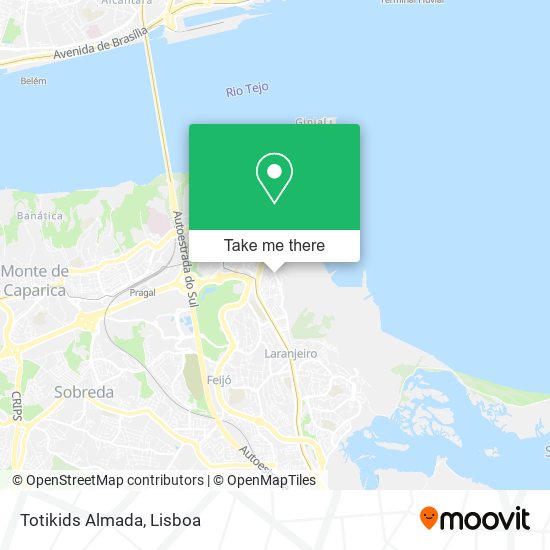 Totikids Almada mapa