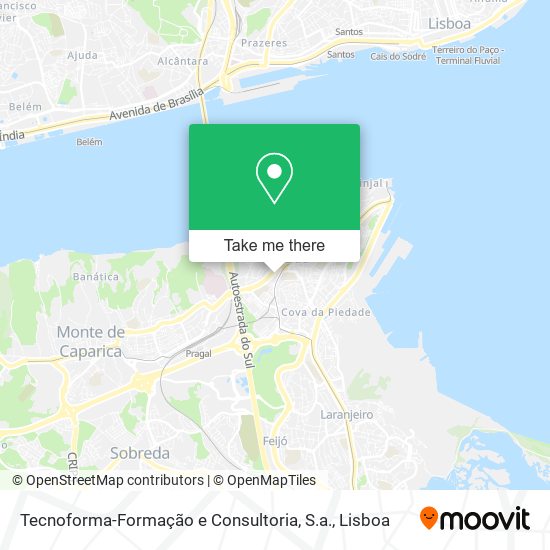 Tecnoforma-Formação e Consultoria, S.a. mapa