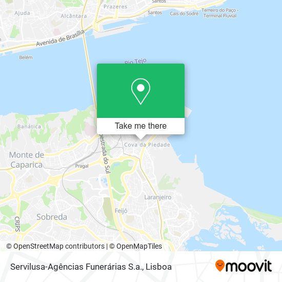 Servilusa-Agências Funerárias S.a. mapa