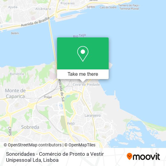 Sonoridades - Comércio de Pronto a Vestir Unipessoal Lda map