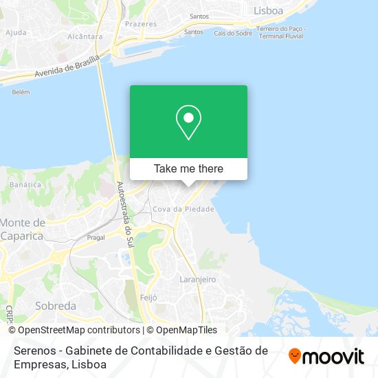 Serenos - Gabinete de Contabilidade e Gestão de Empresas mapa