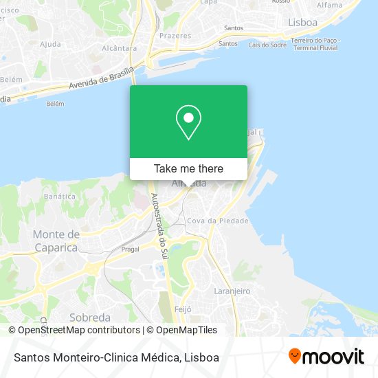 Santos Monteiro-Clinica Médica map