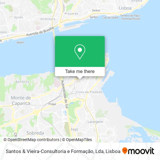 Santos & Vieira-Consultoria e Formação, Lda map