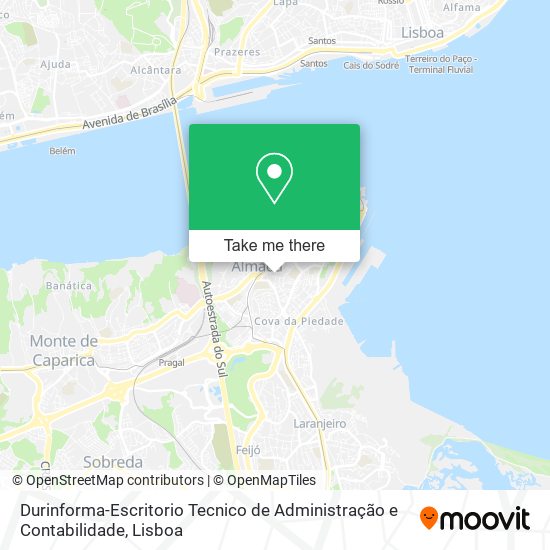 Durinforma-Escritorio Tecnico de Administração e Contabilidade mapa