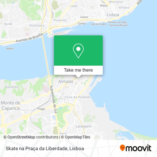 Skate na Praça da Liberdade map