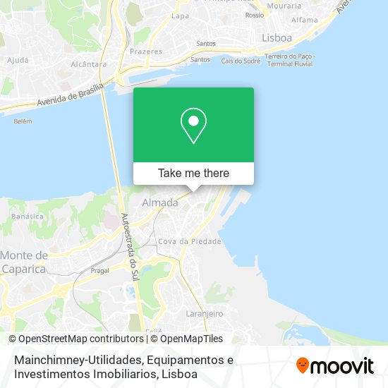 Mainchimney-Utilidades, Equipamentos e Investimentos Imobiliarios mapa