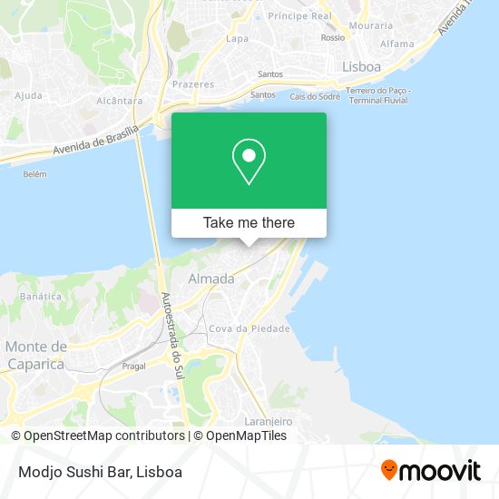 Modjo Sushi Bar map