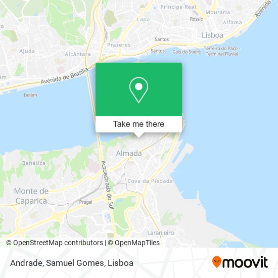 Andrade, Samuel Gomes map