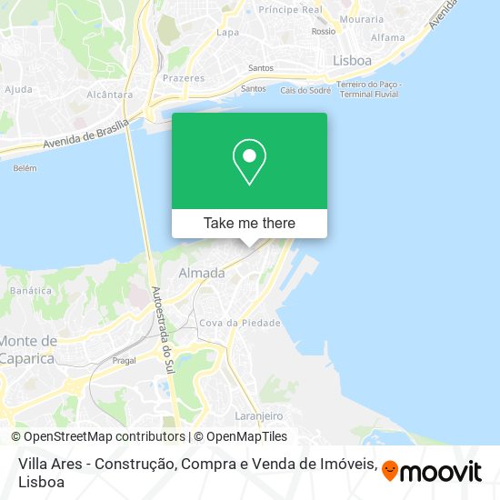 Villa Ares - Construção, Compra e Venda de Imóveis map