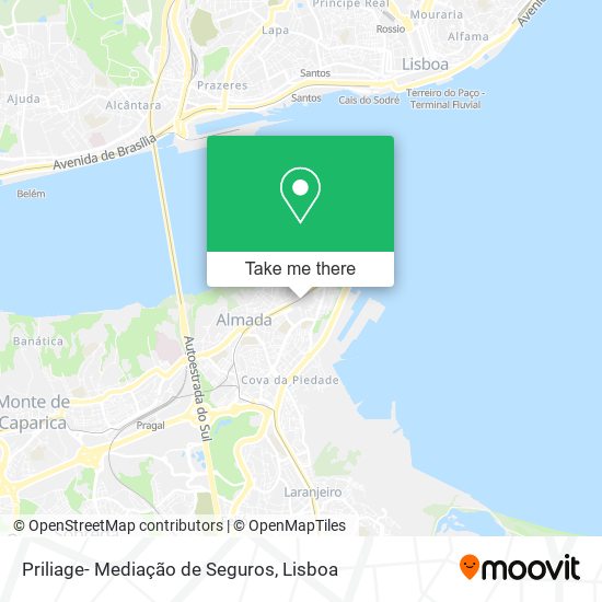 Priliage- Mediação de Seguros mapa