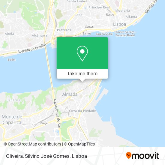 Oliveira, Silvino José Gomes mapa