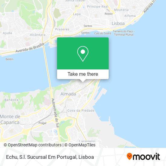 Echu, S.l. Sucursal Em Portugal mapa