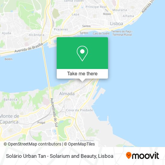 Solário Urban Tan - Solarium and Beauty map