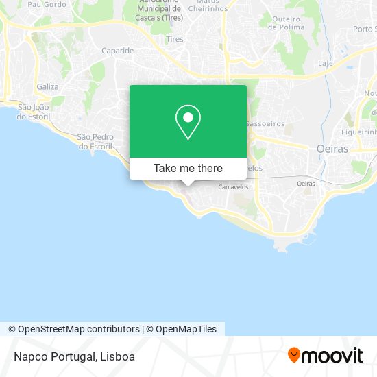 Napco Portugal map