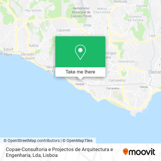 Copae-Consultoria e Projectos de Arquitectura e Engenharia, Lda map