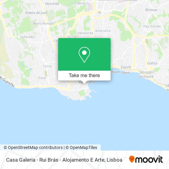 Casa Galeria - Rui Brás - Alojamento E Arte map