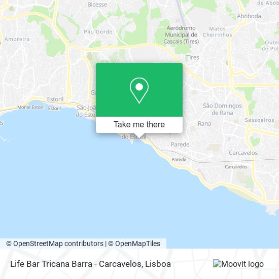 Life Bar Tricana Barra - Carcavelos map