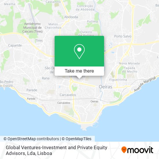Global Ventures-Investment and Private Equity Advisors, Lda map