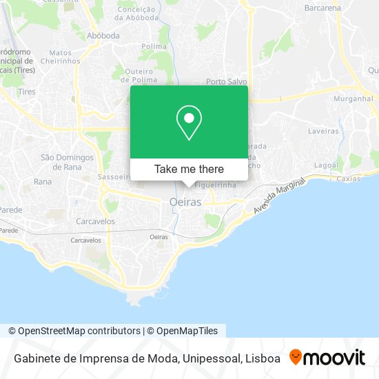 Gabinete de Imprensa de Moda, Unipessoal mapa