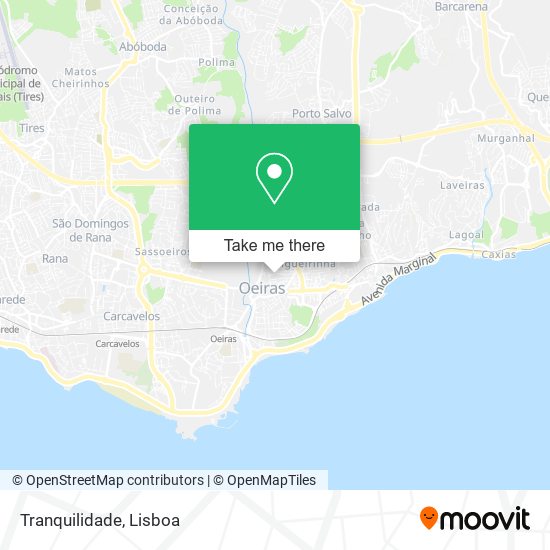 Tranquilidade mapa