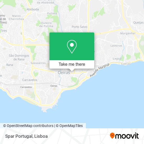 Spar Portugal mapa