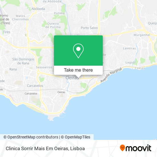 Clinica Sorrir Mais Em Oeiras map