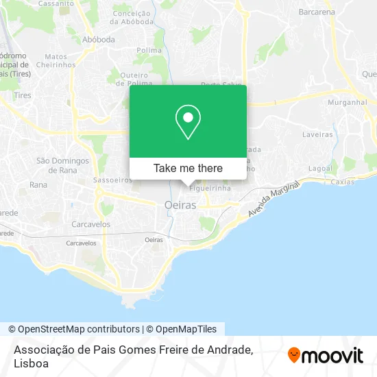 Associação de Pais Gomes Freire de Andrade map