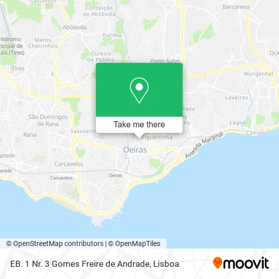 EB. 1 Nr. 3 Gomes Freire de Andrade map