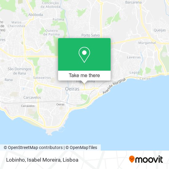 Lobinho, Isabel Moreira map