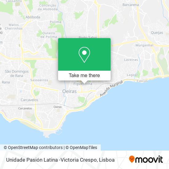 Unidade Pasión Latina -Victoria Crespo mapa