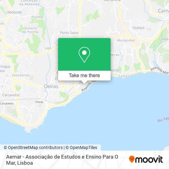 Aemar - Associação de Estudos e Ensino Para O Mar mapa