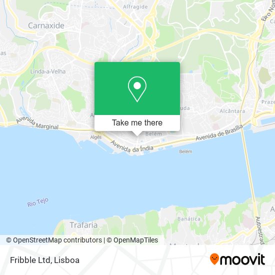 Fribble Ltd map