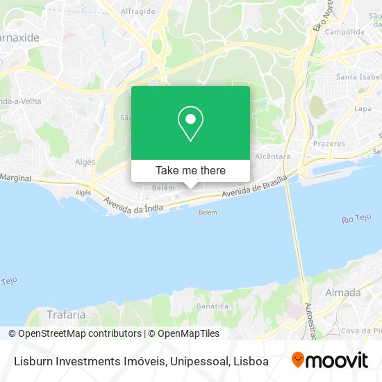 Lisburn Investments Imóveis, Unipessoal map