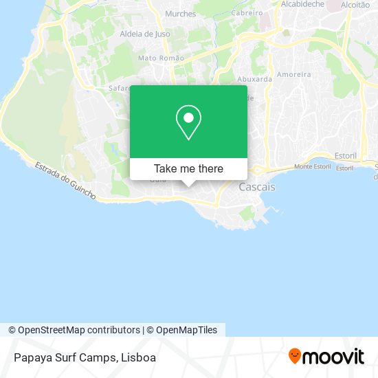 Papaya Surf Camps mapa
