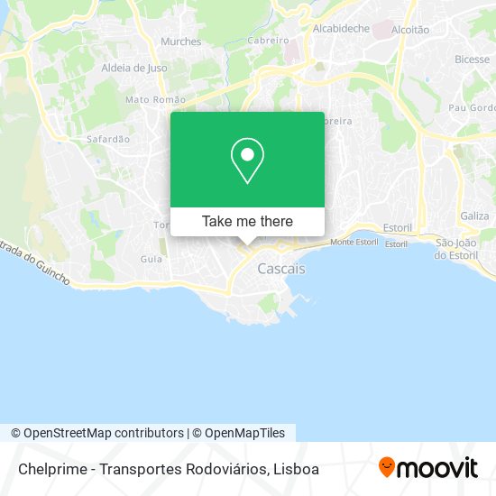 Chelprime - Transportes Rodoviários map