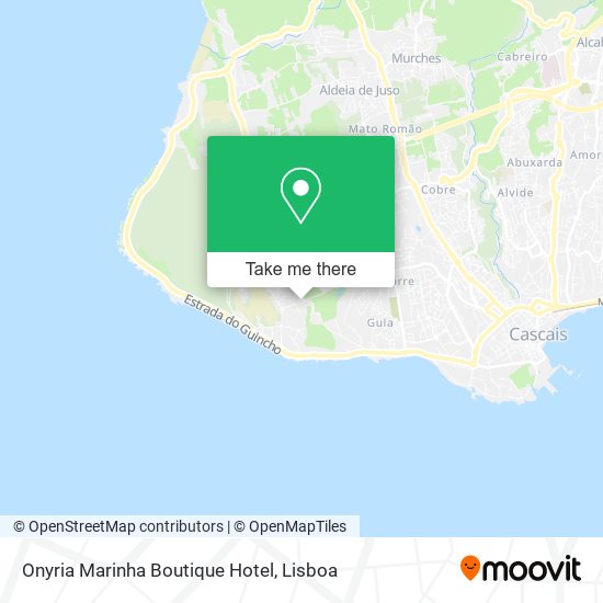 Onyria Marinha Boutique Hotel map