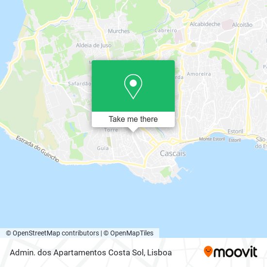 Admin. dos Apartamentos Costa Sol mapa