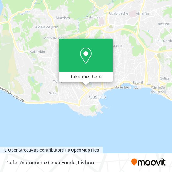 Café Restaurante Cova Funda map