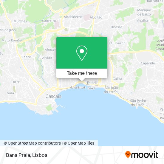 Bana Praia map