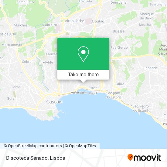 Discoteca Senado mapa