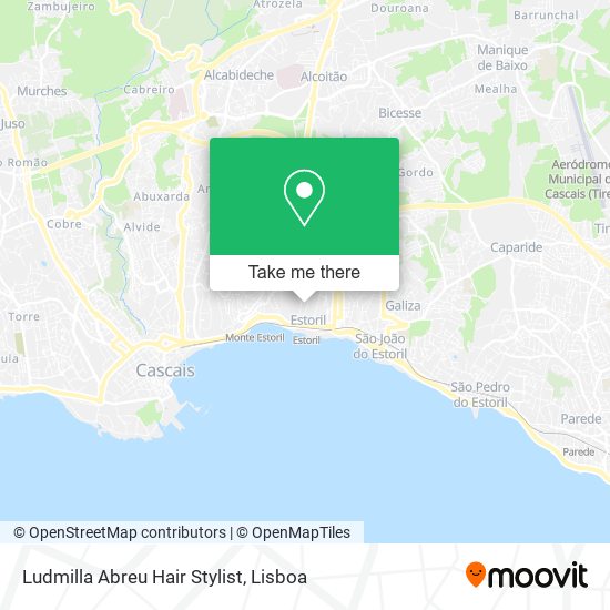 Ludmilla Abreu Hair Stylist map