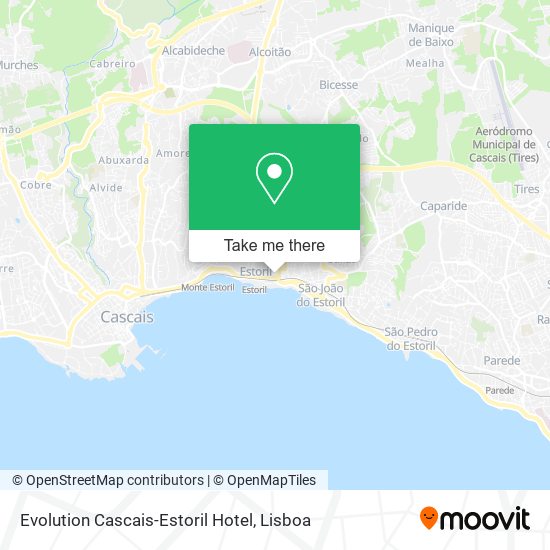 Evolution Cascais-Estoril Hotel map
