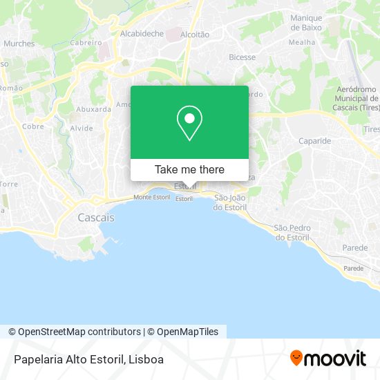 Papelaria Alto Estoril map