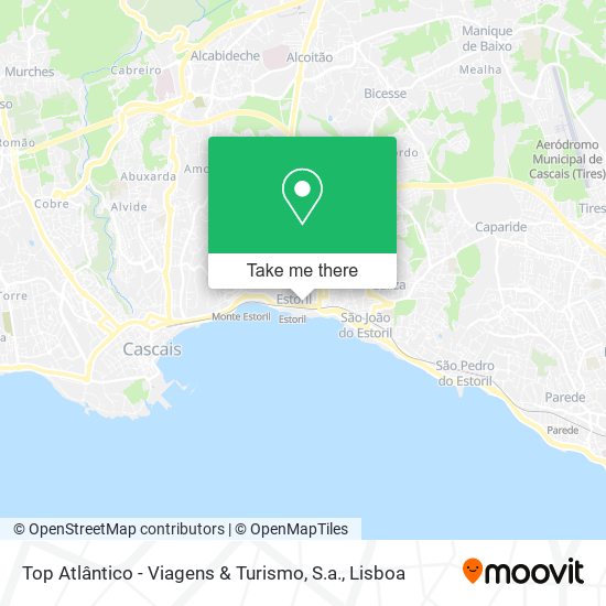 Top Atlântico - Viagens & Turismo, S.a. map