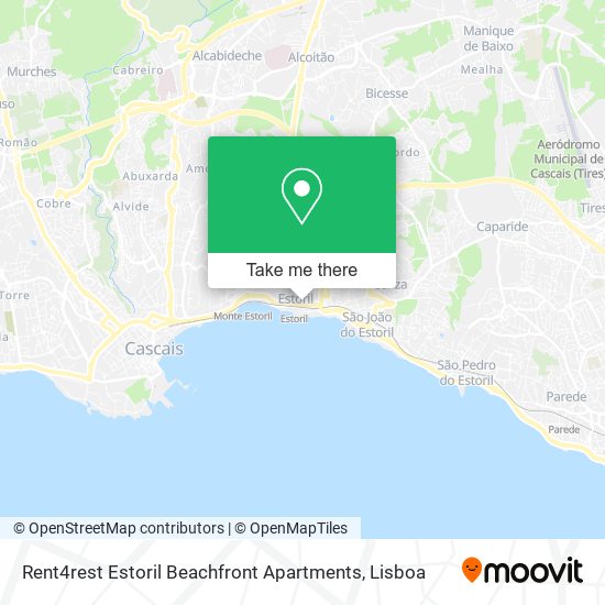 Rent4rest Estoril Beachfront Apartments mapa