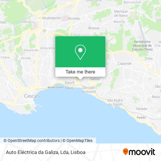 Auto Eléctrica da Galiza, Lda map