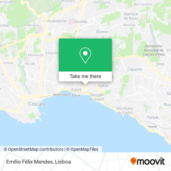 Emílio Félix Mendes map