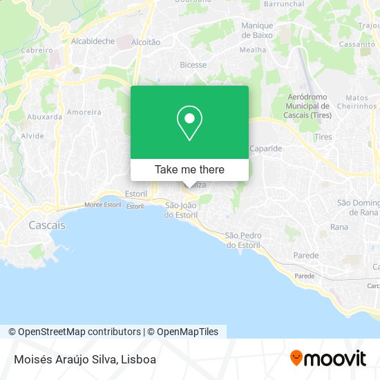 Moisés Araújo Silva map